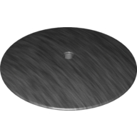 Lego disk 9x9, tmavě šedá lesklá (6022181)